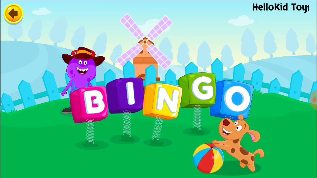 Bingo +More | Nursery Rhymes Cartoon Animation With Lyrics | Children ...