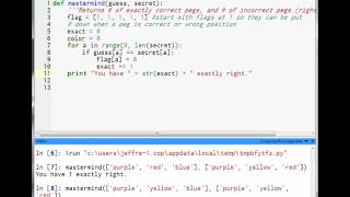 1.3.7 Mastermind Function Python (CSP)