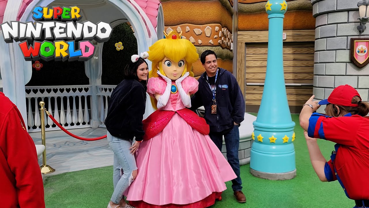 *NEW* Princess Peach Meet And Greet At Super Nintendo World At ...