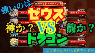 【城ドラ】ゼウスVSドラゴントナメ！最強は神か？竜か？［えびちゃん］