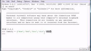 Python Programming Tutorial 9 Sequences and Lists video x flv