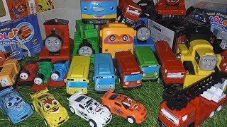 Unboxing Mencari Mainan Bus Tayo, Robocar Poli Amber Helly dan Roy, Perahu Layar, Mobil Polisi, #1k