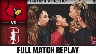 Louisville vs. Stanford Full Match Replay | 2024 ACC Volleyball