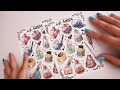 🌱 how i make stickers 🌱 die cut u0026 kiss cut sticker sheets tutorial