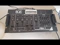 vintage ross systems dm 1 dj mixer demo