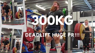 HUGE 300 KG DEADLIFT - Big Deadlift PR