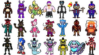 UNLOCKING SECRET ROBLOX FIVE NIGHTS AT FREDDY'S SECURITY BREACH MORPHS! (FIND THE ANIMATRONICS!)
