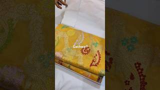 this is pure katan silk handloom kadwa handwoven banarasi saree #shorts #saree