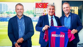 HANSI FLICK: HIS FIRST DAY AT FC BARCELONA 🔵🔴