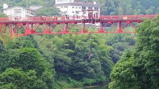 開運バンジージャンプ  スゴイ! 信貴山　飛んだ！富んだ！ 何を願掛けしたのでしょうか!?