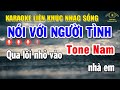 Karaoke Liên khúc Nhạc Trữ Tình Tone Nam | Nhạc Vàng Bolero Bất Hủ - Nói Với Người Tình