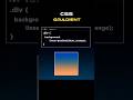 Linear gradient in CSS #css #webdesign