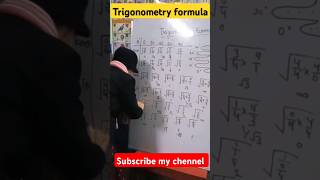 Trigonometry Formula #shorts #trendingshorts