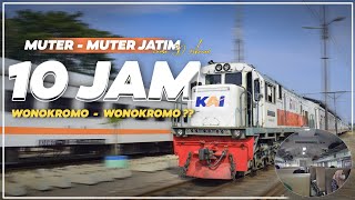 CUMA 30 RIBU BISA NAIK KERETA API MUTER MUTER JAWA TIMUR SELAMA 10 JAM ?! Trip KA Dhoho Penataran