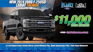 New 2024 Ford F-250 Super Duty Lariat Tremor Offer | $11,000 Savings | Ford Dealer in Dallas, TX