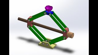 Modélisation d'un cric de rehausse de voiture sur SolidWorks