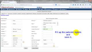 How to register a new patient-eMedPractice