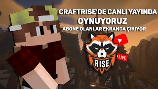 CRAFTRİSE' DE YAYINDA OYNUYORUZ!!! #live #craftrise