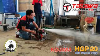 ทดสอบเครื่อง TAZAWA 6.5HP กับปั๊มดับเพลิง KOJIMA