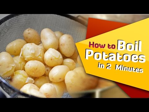 How To Boil Potatoes In 2 Minutes | Life Hacks How To Boil Potatoes In 2 Minutes | Life Hacks