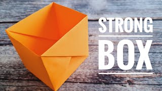 How To Make a Strong Box | Paper Strong Box | DIY Origami Box