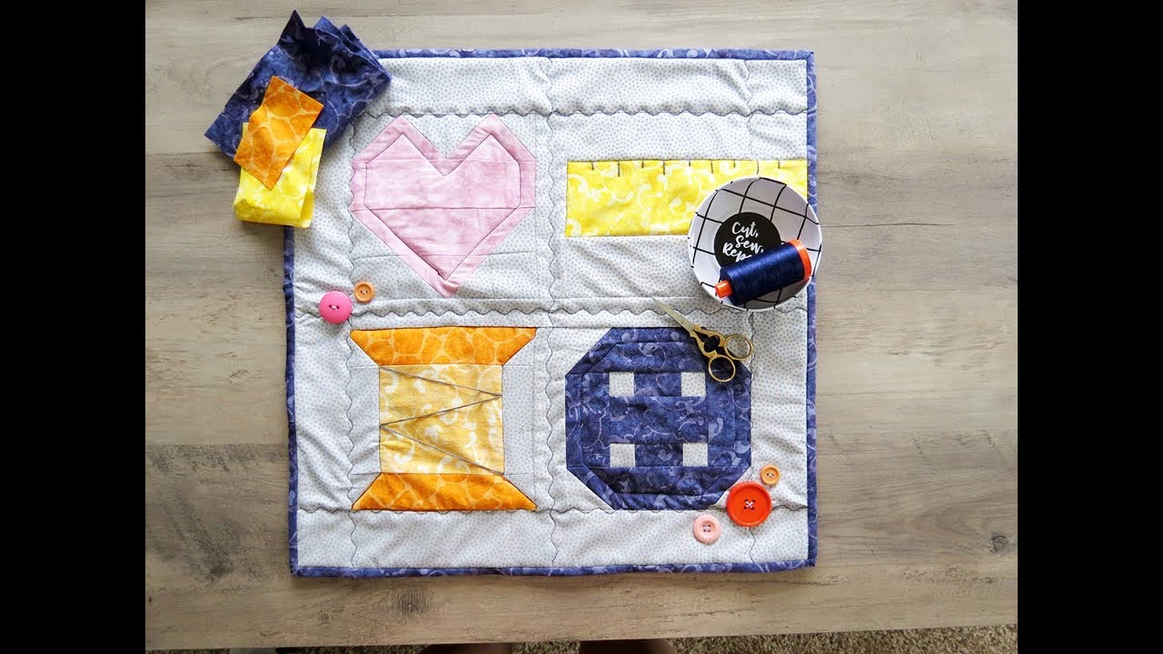 Sewing Mini Quilt Along Finishing Youtube