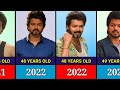 தளபதி விஜய் 1 வயது முதல் 49 வயது வரை மாற்றம்