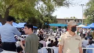 Friday Prayer in Tashkent Uzbekistan - Mirzo-Yusuf Mosque - Juma namozi Mirzo Yusuf masjidi Toshkent