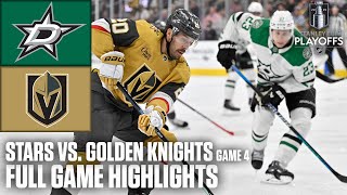 1st Round: Vegas Golden Knights vs. Dallas Stars Game 4 | Full Game Highlights