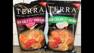 Terra Vegetable Chips: Sea Salt \u0026 Vinegar and Sour Cream \u0026 Onion Review