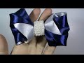 Бантик из атласной ленты🎀МК🎀laço de fita🎀ribbon bow