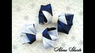 Бантик из атласной ленты🎀МК🎀Laço de fita🎀Ribbon bow