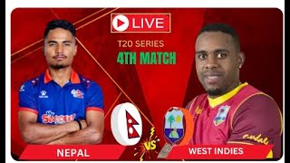 NEPAL vs WEST INDIES A | NEP vs WI A | 4th T20I MATCH OF WEST INDIES A TOUR TO NEPAL 2024 | LIVE