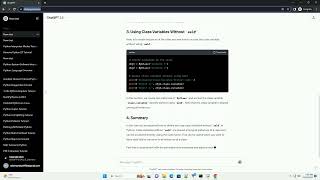 python class variables without self