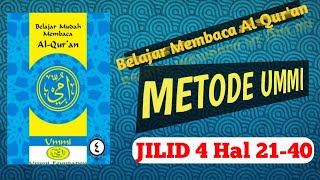 Jilid 4 Metode UMMI (hal 21-40) (Versi Cepat) ADA KOREKSI