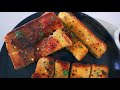 ડોમિનોઝ કે પિઝાહટ જેવી તવા પર ગાર્લિક બ્રેડ garlic bread recipe instant chilli cheese toast