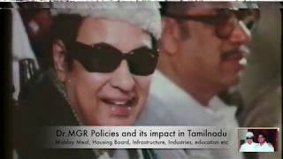 #MGR Anna Rule-policies and its impact in Tamilnadu 80's