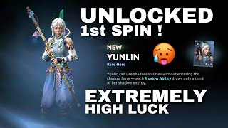 YUNLIN UNLOCKED 😍|how much spin did i get? | yunlin shadow fight 4 | yunlin shadow fight arena |sfa