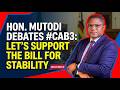 #CAB3: Mutodi urges MPs to support the Bill for the country's stability
