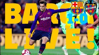 BARÇA 1-0 LEVANTE | BARÇA LIVE | LaLiga Champions!!! Warm up & Match Center & Camp Nou celebrations