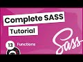 SASS Tutorial (build your own CSS library) #13 - Functions