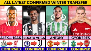 🚨LATEST CONFIRMED TRANSFERS NEWS WINTER 2025✅ GYÖKERES TO ARSENAL🔥ISAK TO LIVERPOOL🎉ANTONY TO BETIS✈