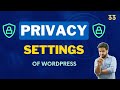 Privacy Policy Settings in WordPress | Create Privacy Policy Page in WordPress? WP Tutorial Part 33