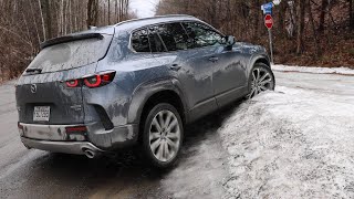 Mazda CX-50 Offroad mode ( Mi-Drive ): On ice, mud and snow!