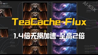 TeaCache-对Flux进行1.4倍的无损加速,至高2倍,安装简单出图飞快