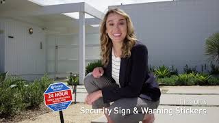 Crime Prevention Month: Tip 1 Have a Security Yard Sign