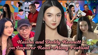 Kaisha and her Daddy Kennett on Inquirer Read-Along Festival | November 12, 2024