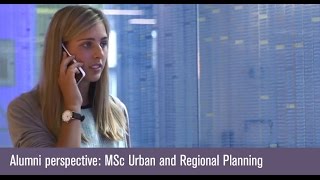 MSc Urban and Regional Planning