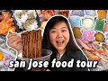 What to Eat in SAN JOSE! South Bay Food Tour (mochi, boba, sushi, pizza & more)