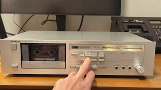 Yamaha K-200 Natural Sound Cassette Deck Demo - for sale, links in description